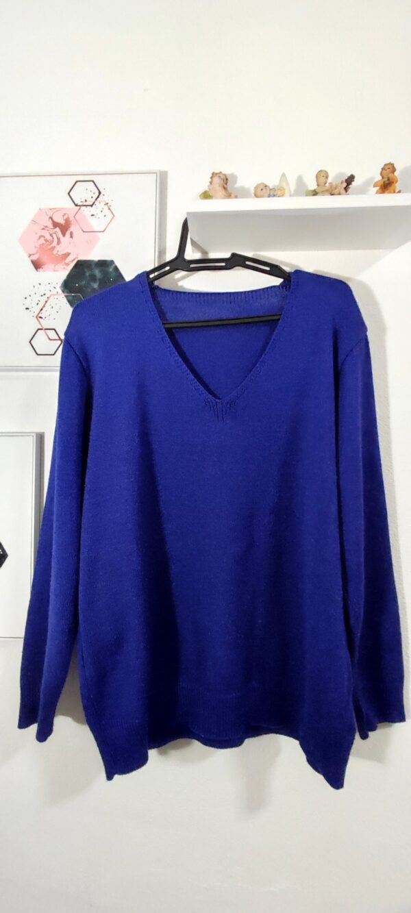 Blusa Tricô Gola V - Image 4
