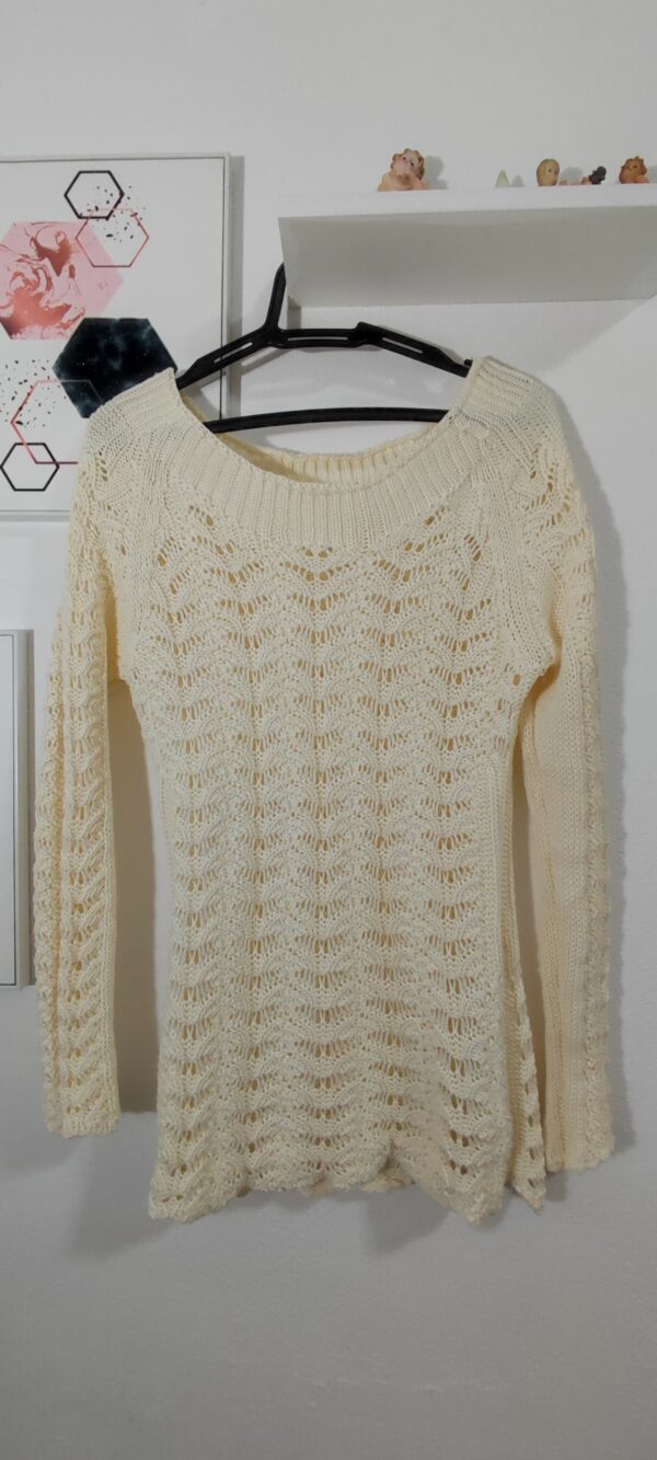 Blusa de Tricô Off White (P) - Image 3