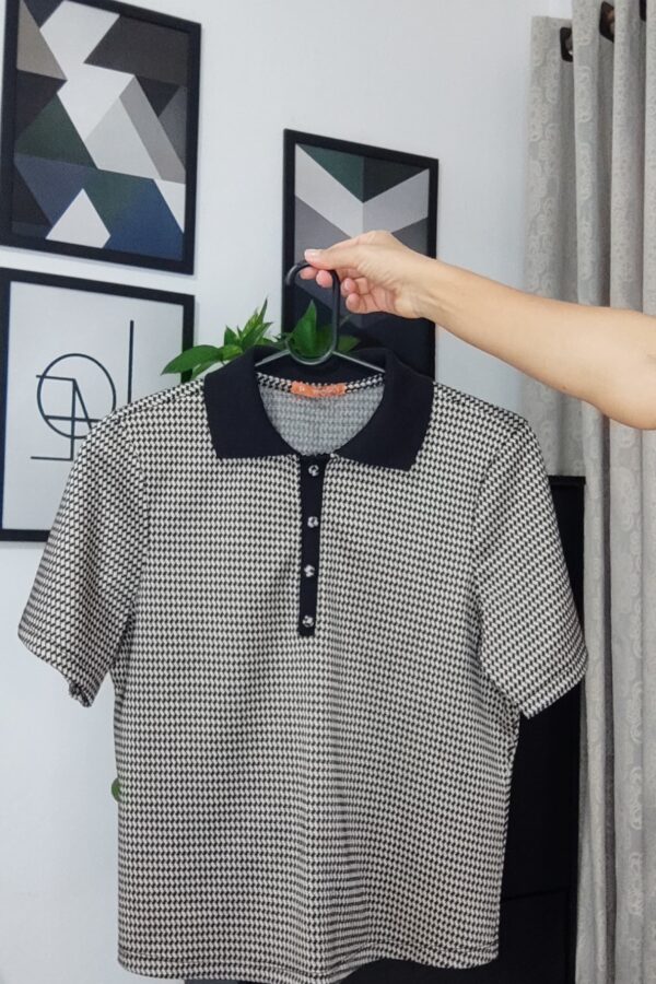 Conjunto Pied de Poule -(Blusa N°42 + Calça N°44)