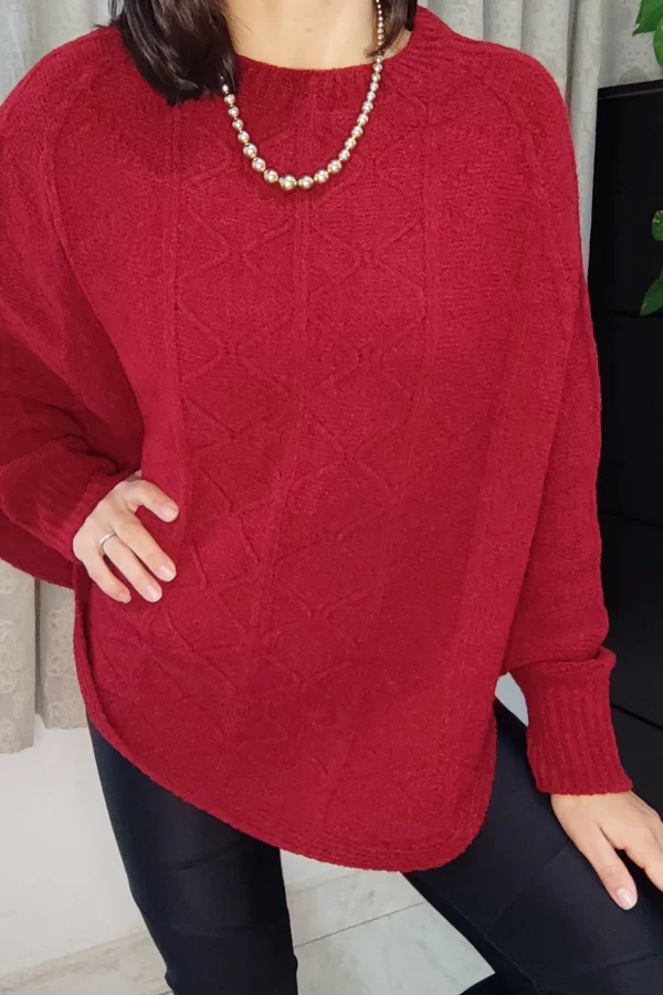 Blusa Poncho de Tricot (G)