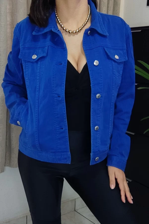 Jaqueta Azul Jeans Lauren Jeans Co. (G)
