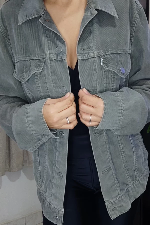 Jaqueta Levi's Original - Cotelê Verde (M)
